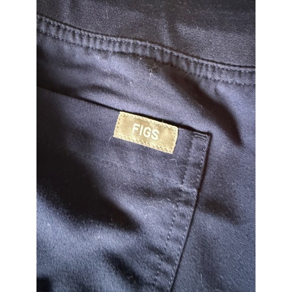 FIGS Technical Collection Navy Blue Scrub Pants Womens Medium Straight Leg - Picture 5 of 5